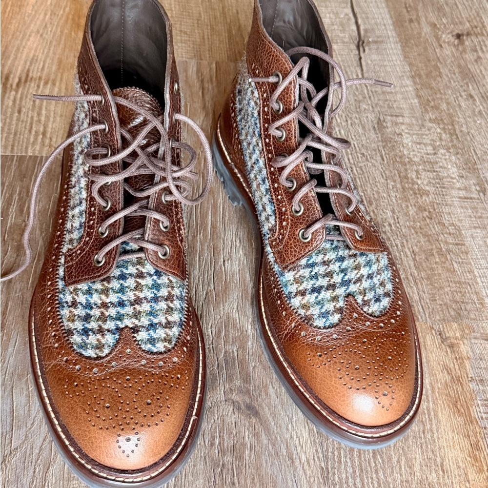 Taft Brown and Gray Men's Chukka Boots
